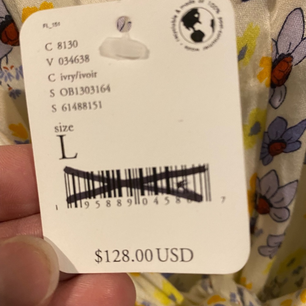 NWT free people floral cutout mini dress . SZ L - Picture 7 of 8